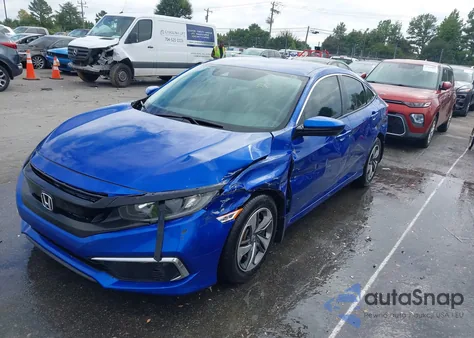 2020 Honda Civic Lx z USA, uszkodzony, nr VIN 2HGFC2F6XLH555967